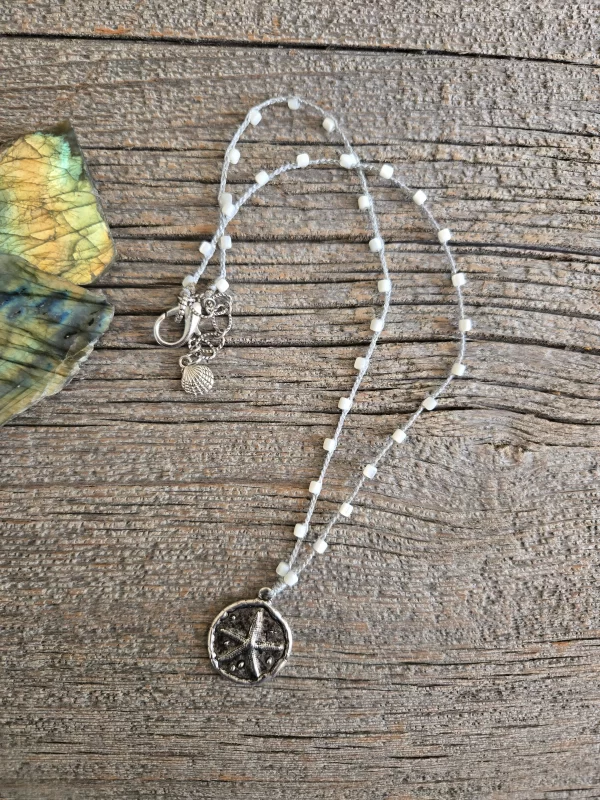 Mother of Pearl Starfish Necklace