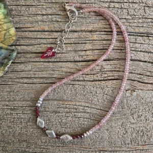 Mixed Gemstone and Pearl Necklace