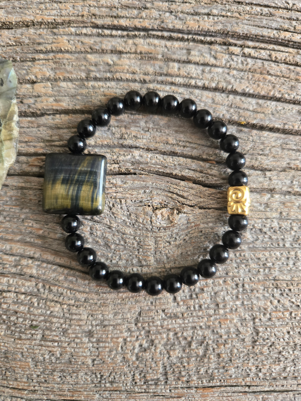 Black Onyx Stretch Bracelet