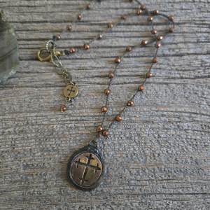 Cut Out Cross Necklace